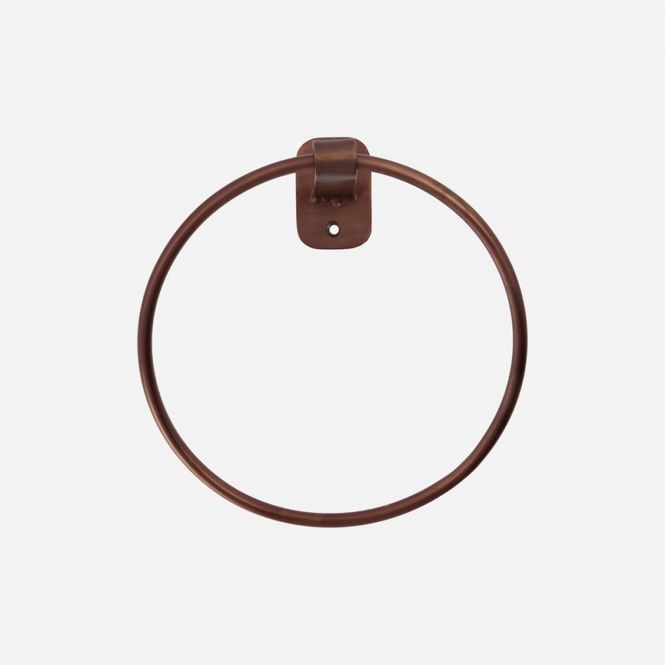 Hovedbilde Pati rund håndkleholder browned brass