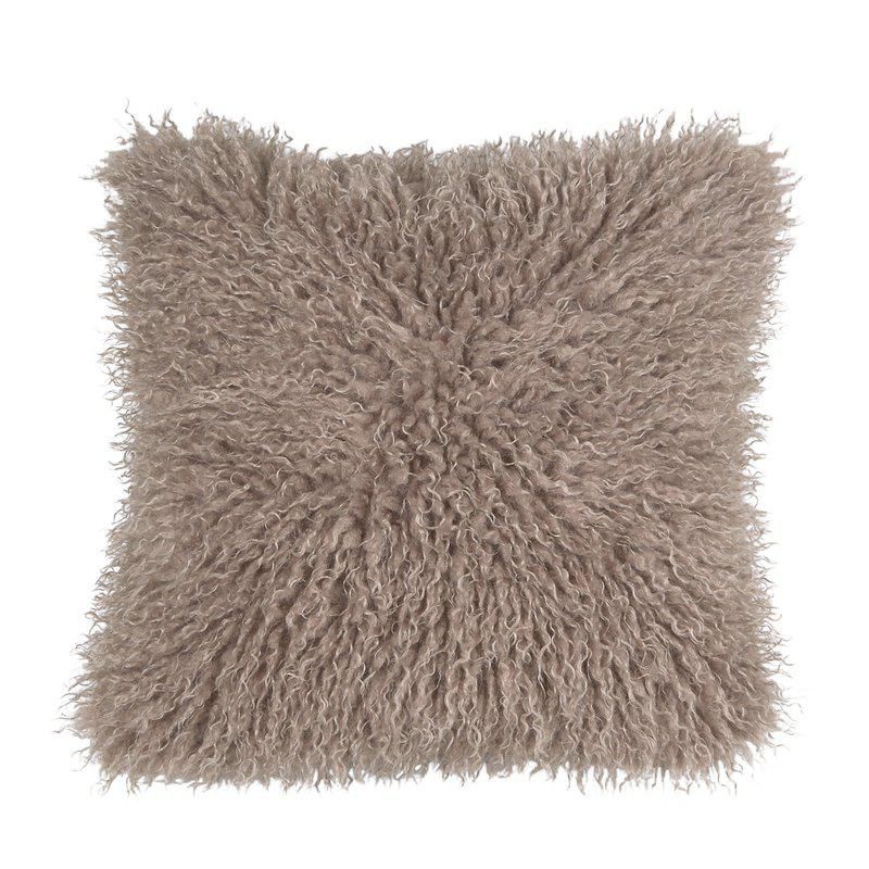 Curly putetrekk sand