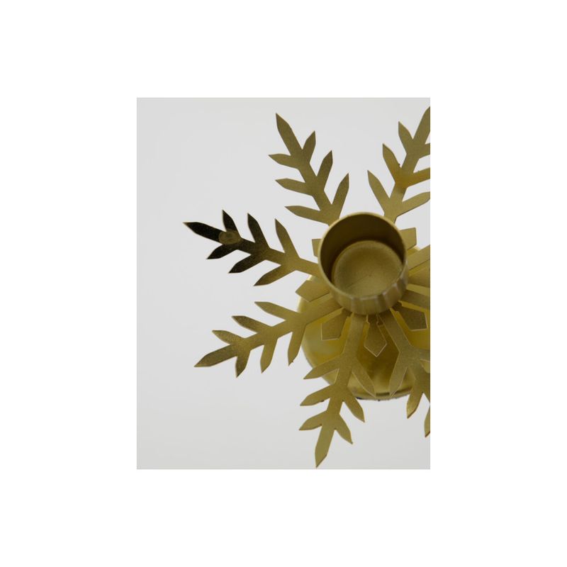 Snowflake lysestake messing