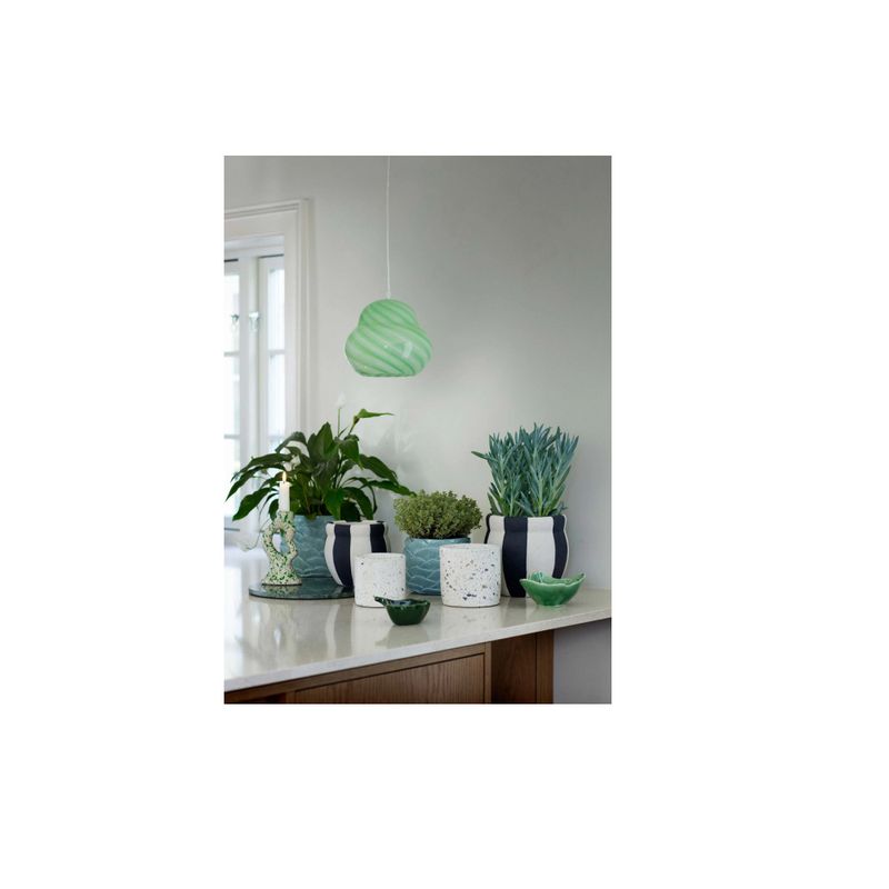 Bahne blomsterpotte hvit small