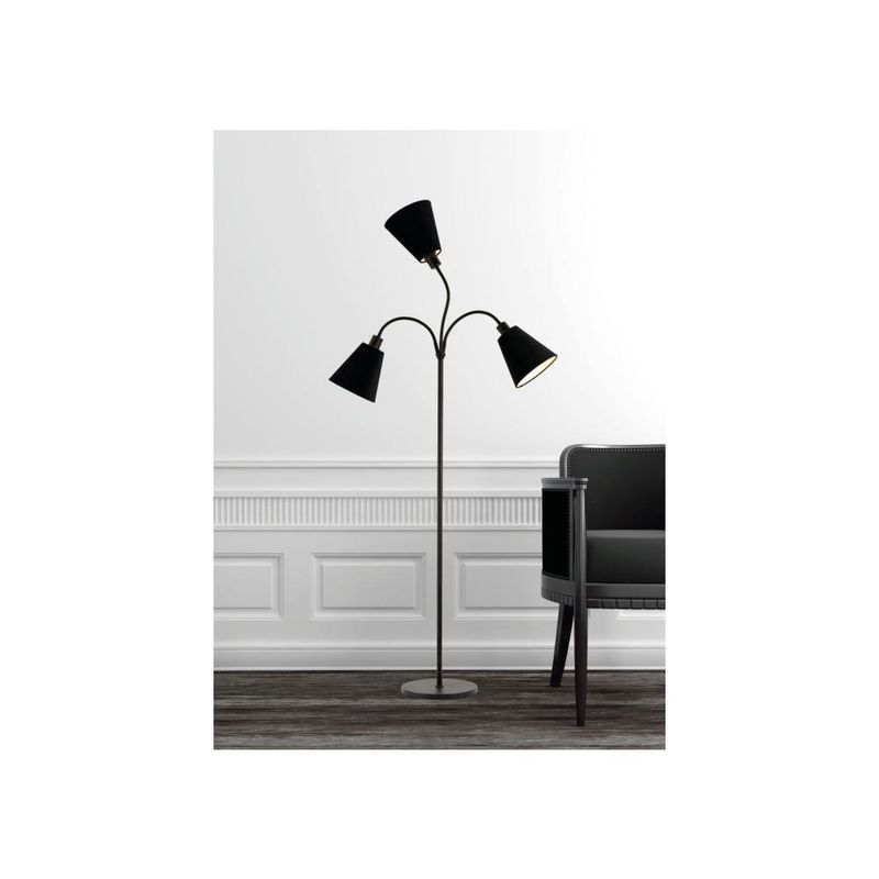 Connie-3 Gulvlampe Svart