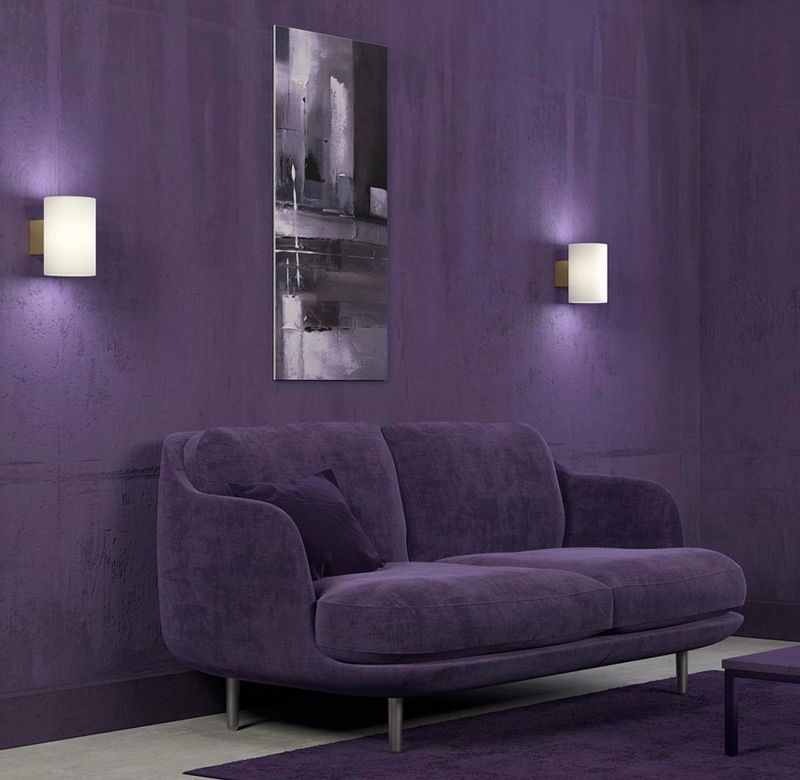 Evoke Vegglampe Messing